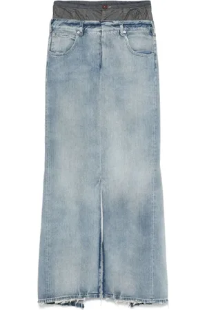 Maison Margiela Damen, Röcke, Blau, SGröße:
