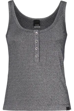 Pinko Damen, Oberteile, Grau, MGröße: