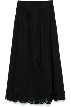 Twin-Set Damen, Röcke, Schwarzk, MGröße: