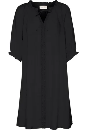 Cream Damen, Kleider, Schwarzk, LGröße: