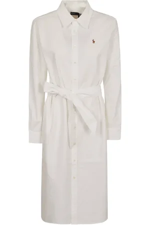 Ralph Lauren Damen, Kleider, Weiß, MGröße:
