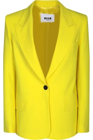 Msgm Damen, Jacken, Gelb, 2XSGröße: