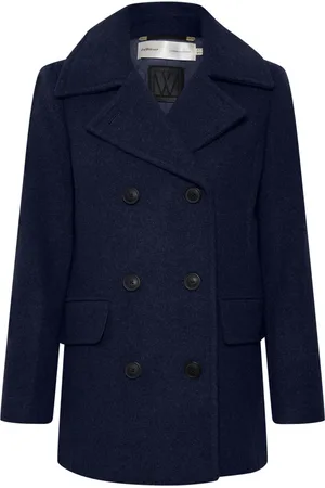 INWEAR Damen, Mäntel, Blau, 2XSGröße: