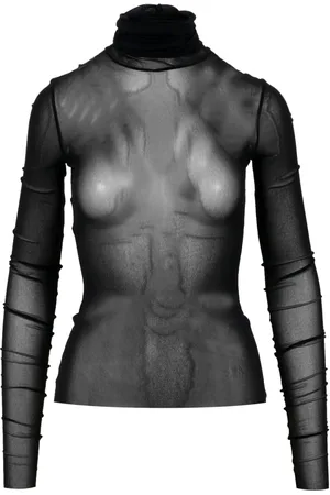 Serafini Damen, Oberteile, Schwarzk, MGröße: