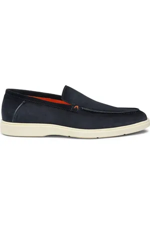 santoni Herren, Schuhe, Blau, 42 1/2 EUGröße: