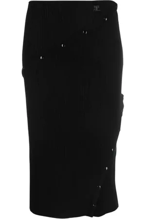 Courrèges Damen, Röcke, Schwarzk, SGröße: