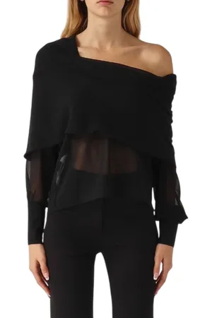 Pinko Damen, Oberteile, Schwarzk, MGröße:
