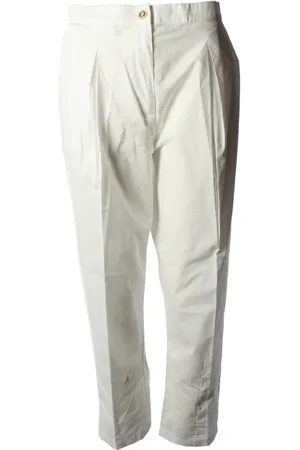 Pinko Damen, Hosen, Weiß, MGröße:
