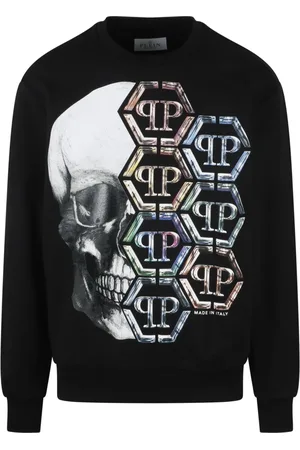 Philipp Plein Herren, Sweatshirts & Hoodies, Schwarzk, XLGröße: