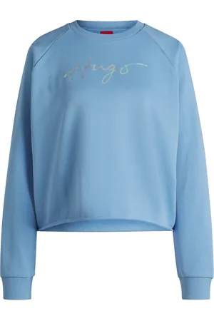 HUGO BOSS Damen, Sweatshirts & Hoodies, Blau, MGröße: