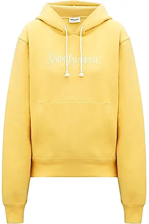 Saint Laurent Damen, Sweatshirts & Hoodies, Gelb, XSGröße: