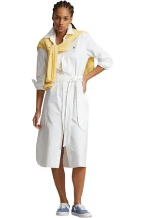 Ralph Lauren Damen, Kleider, Weiß, MGröße: