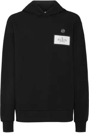 Philipp Plein Herren, Sweatshirts & Hoodies, Schwarzk, LGröße:
