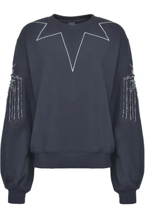 Pinko Damen, Sweatshirts & Hoodies, Schwarzk, SGröße: