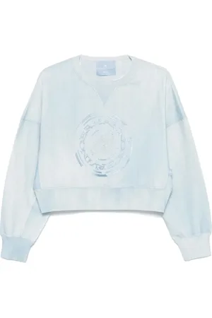 ERMANNO SCERVINO Damen, Sweatshirts & Hoodies, Blau, MGröße: