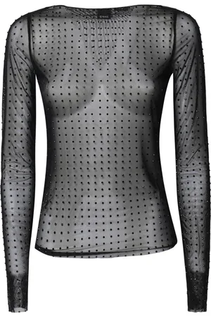 Pinko Damen, Oberteile, Schwarzk, SGröße: