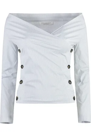 Serafini Damen, Oberteile, Blau, MGröße: