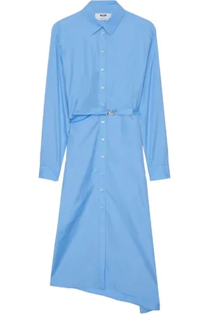 Msgm Damen, Kleider, Blau, 2XSGröße: