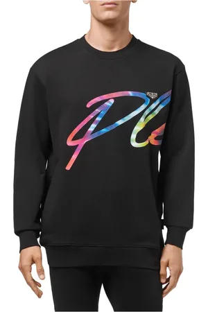 Philipp Plein Herren, Sweatshirts & Hoodies, Schwarzk, LGröße: