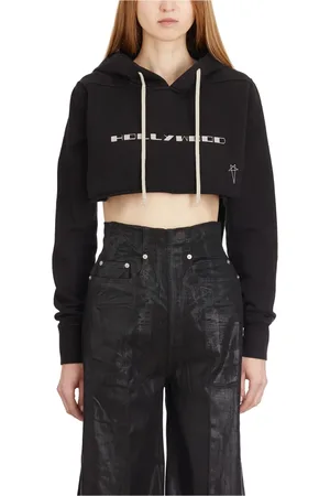 Rick Owens Damen, Sweatshirts & Hoodies, Schwarzk, SGröße: