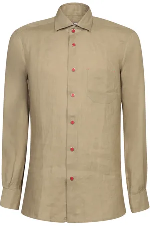 Kiton Herren, Shirts, Braun, 3XLGröße: