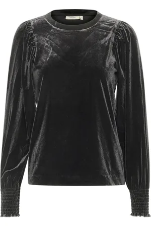 INWEAR Damen, Oberteile, Schwarzk, SGröße: