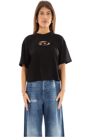 Diesel Damen, Oberteile, Schwarzk, SGröße: