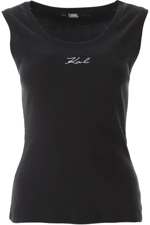 Karl Lagerfeld Damen, Oberteile, Schwarzk, MGröße: