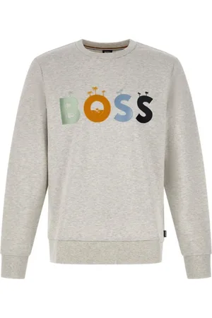 HUGO BOSS Herren, Sweatshirts & Hoodies, Grau, LGröße: