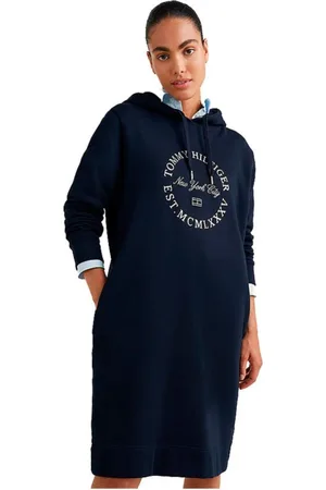 Tommy Hilfiger Damen, Kleider, Blau, 2XSGröße: