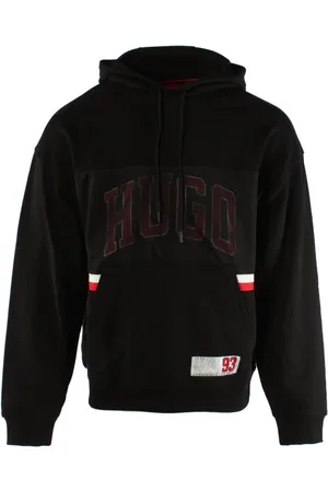 HUGO BOSS Herren, Sweatshirts & Hoodies, Schwarzk, LGröße: