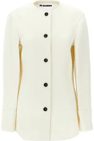 Jil Sander Damen, Jacken, Weiß, MGröße: