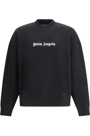 Palm Angels Herren, Sweatshirts & Hoodies, Schwarzk, MGröße: