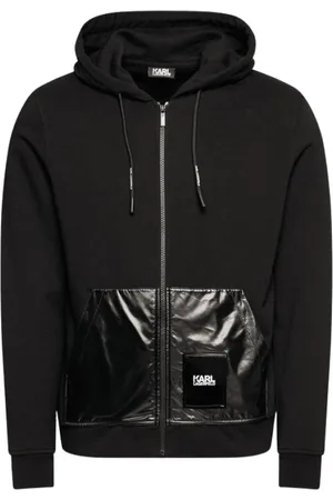 Karl Lagerfeld Herren, Sweatshirts & Hoodies, Schwarzk, MGröße: