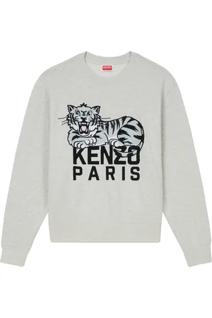 Kenzo Herren, Sweatshirts & Hoodies, Grau, LGröße: