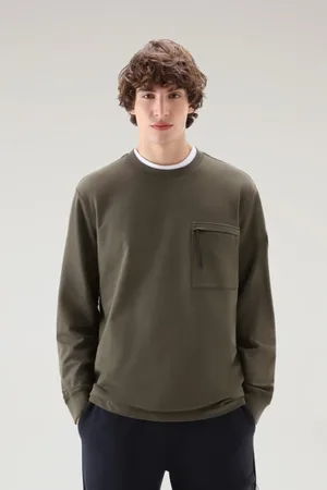 Woolrich Herren, Sweatshirts & Hoodies, Grün, SGröße: