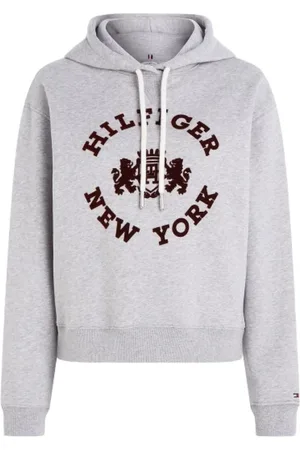 Tommy Hilfiger Damen, Sweatshirts & Hoodies, Grau, LGröße:
