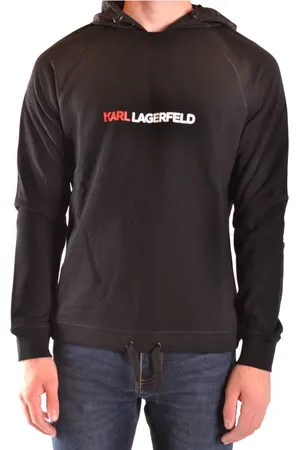 Karl Lagerfeld Herren, Sweatshirts & Hoodies, Schwarzk, SGröße: