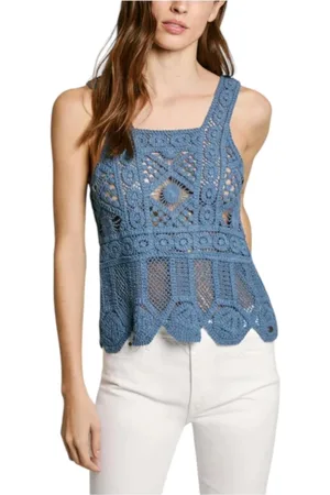 Pepe Jeans Damen, Oberteile, Blau, SGröße:
