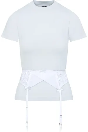 Balenciaga Damen, Oberteile, Weiß, MGröße: