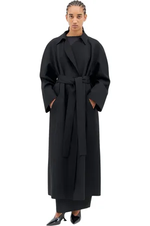 Khaite Damen, Mäntel, Schwarzk, SGröße: