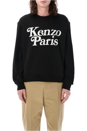 Kenzo Herren, Sweatshirts & Hoodies, Schwarzk, LGröße: