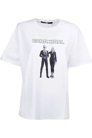 Karl Lagerfeld Damen, Oberteile, Weiß, SGröße: