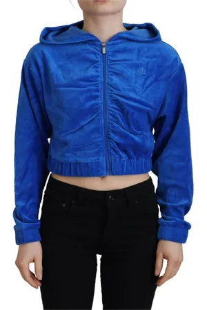 Juicy Couture Damen, Sweatshirts & Hoodies, Blau, 2XSGröße: