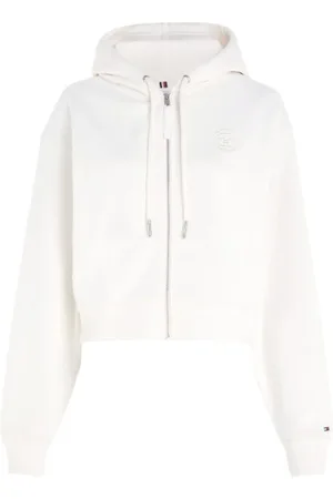 Tommy Hilfiger Damen, Sweatshirts & Hoodies, Weiß, MGröße: