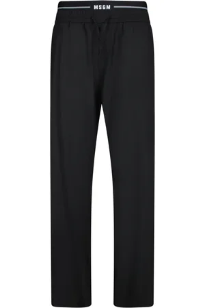 Msgm Herren, Hosen, Schwarzk, LGröße:
