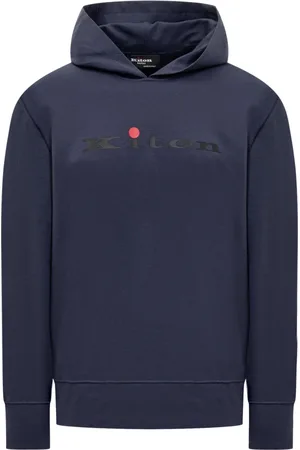 Kiton Herren, Sweatshirts & Hoodies, Blau, LGröße: