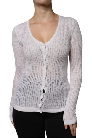 Dolce & Gabbana Damen, Strickwaren, Weiß, MGröße: