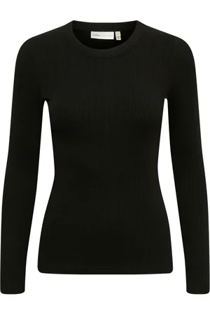 INWEAR Damen, Oberteile, Schwarzk, LGröße: