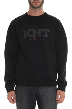 Kiton Herren, Sweatshirts & Hoodies, Schwarzk, XLGröße: